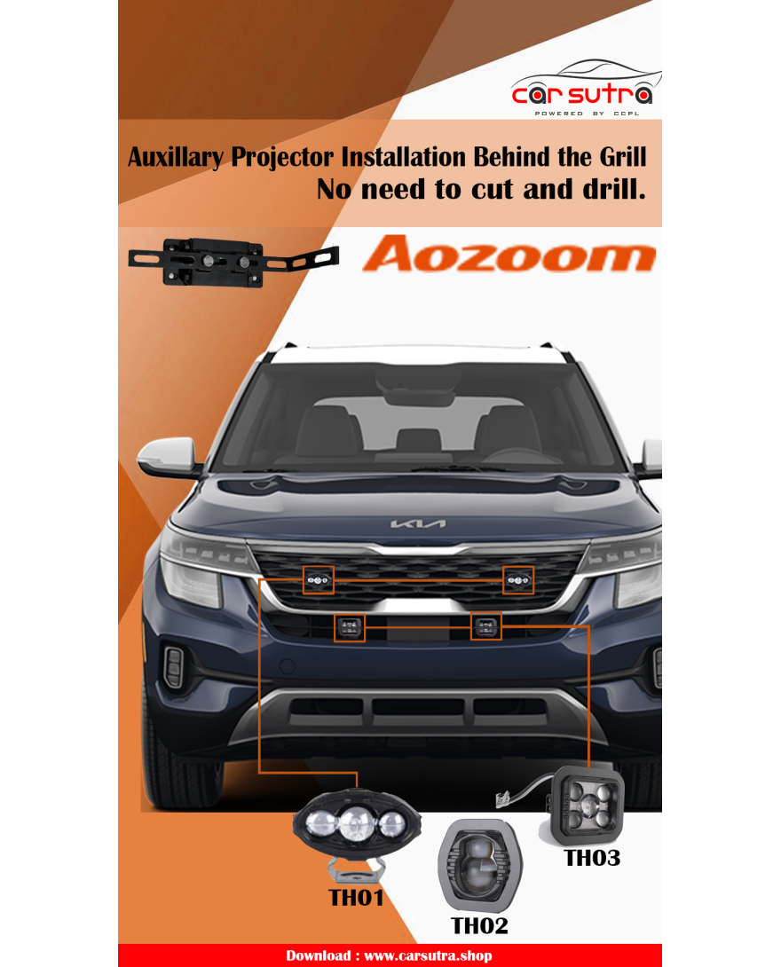 Aozoom TH 03 External Bi Focal 5 Lens Auxillary Light 70W